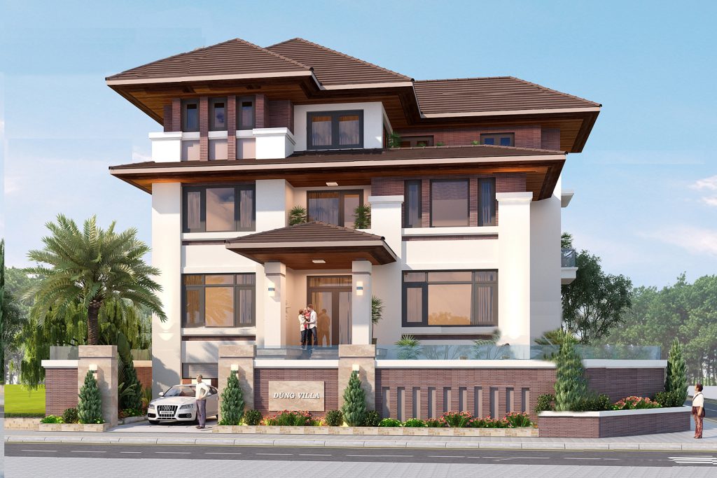 Mặt bằng biệt thự 3 tầng cần sự tỉ mỉ và chi tiết không được sai lệch.